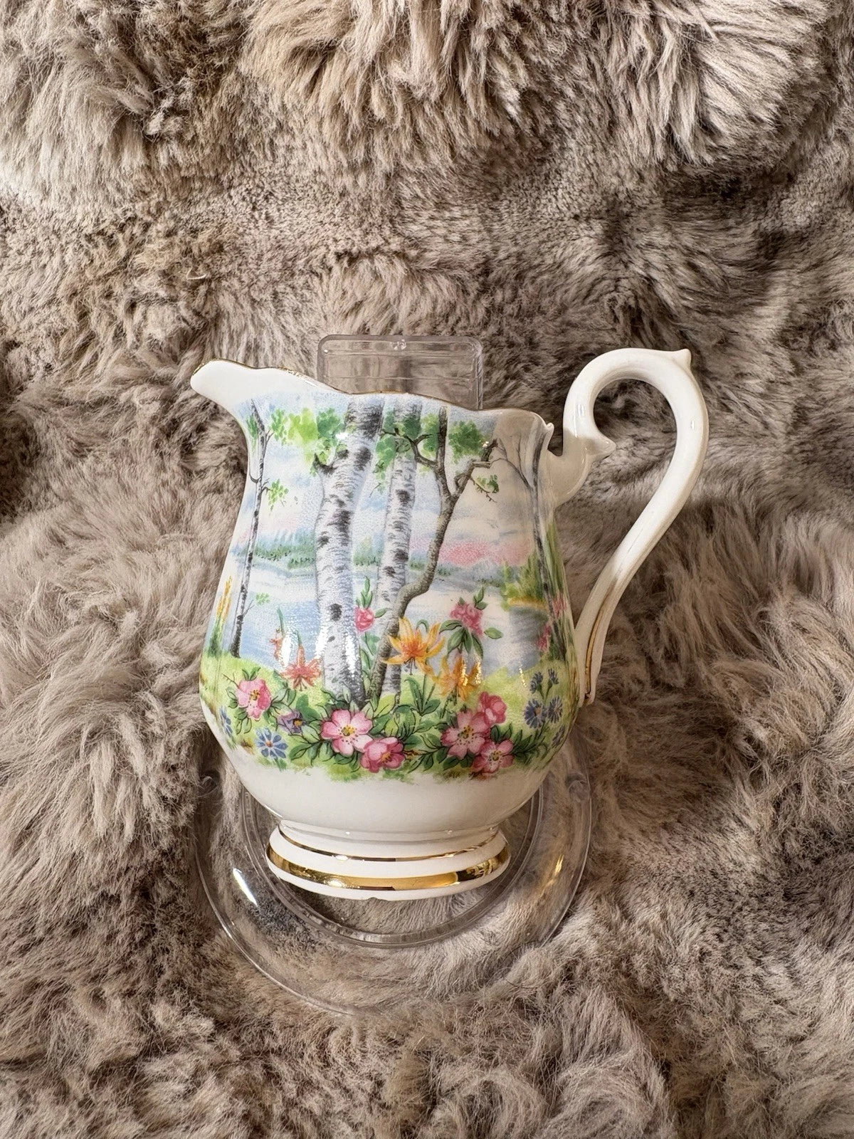 Royal Albert Silver Birch Creamer – Bone China – England