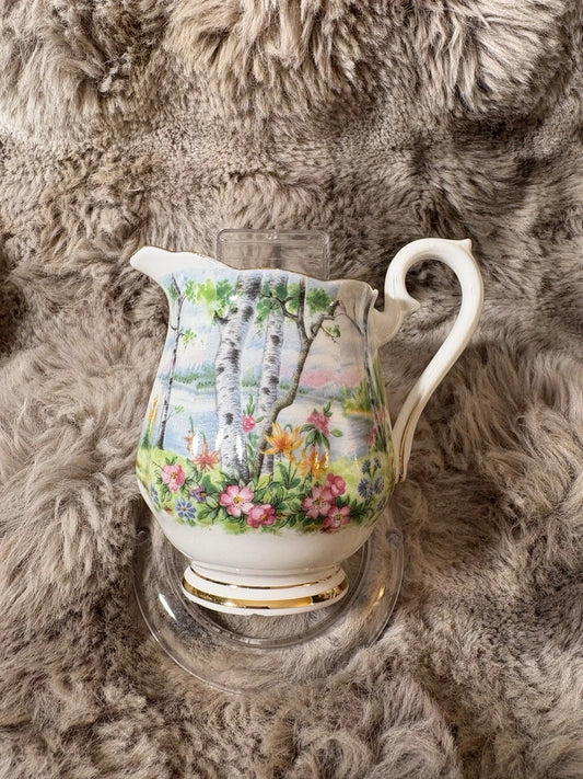 Royal Albert Silver Birch Creamer – Bone China – England