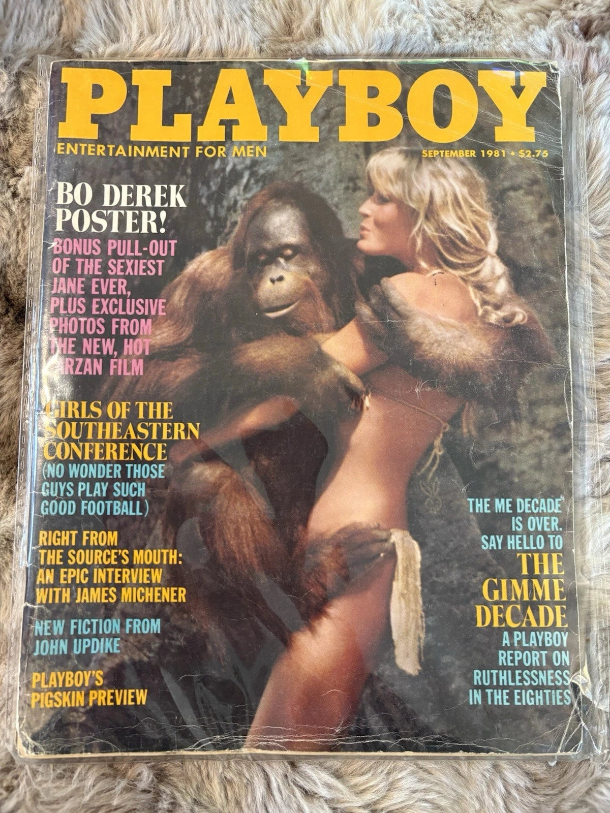 PLAYBOY Magazine September 1981 - Bo Derek poster Included