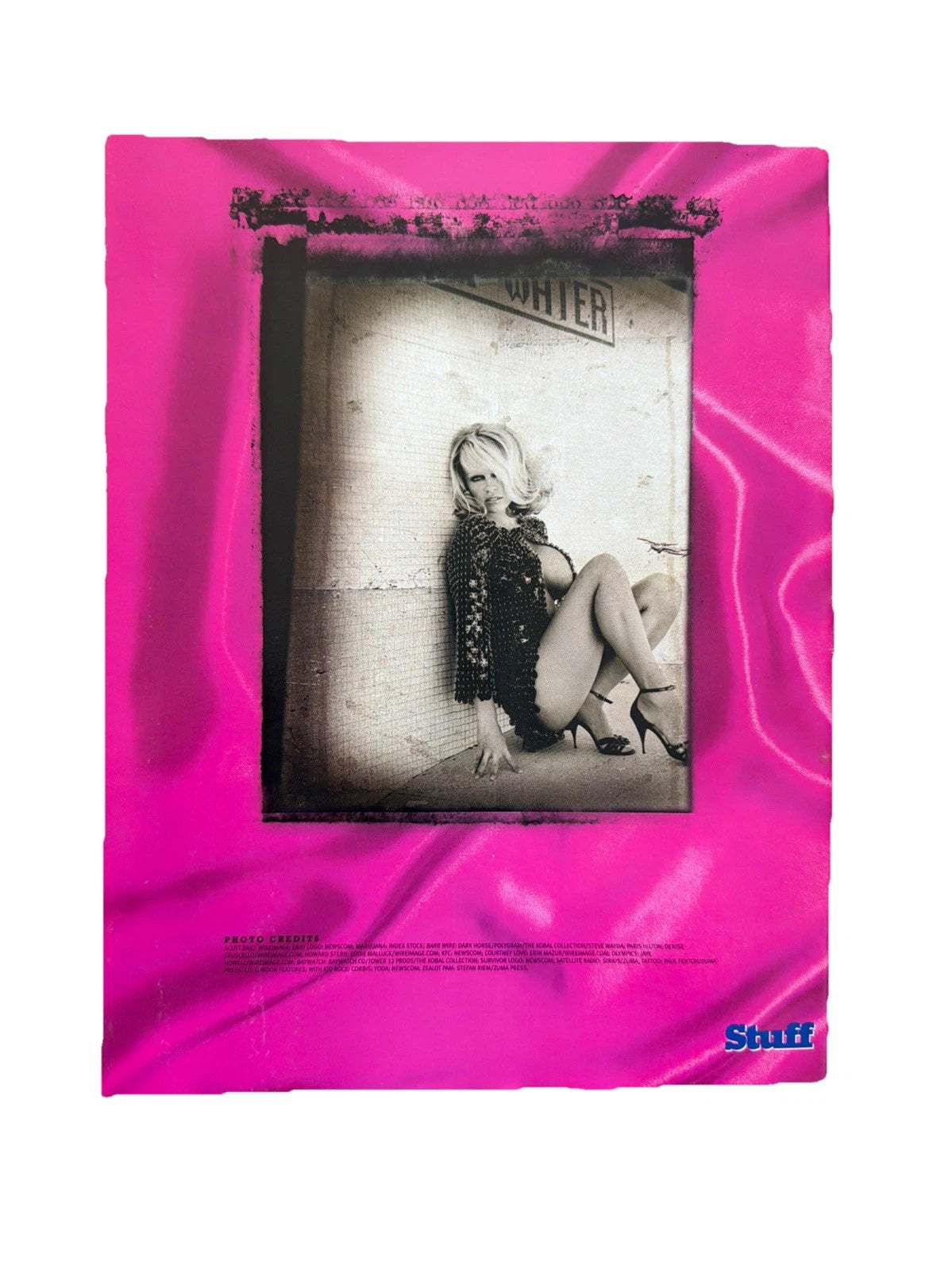 Stuff Magazine Pamela Anderson Pammy From A to Z 2003