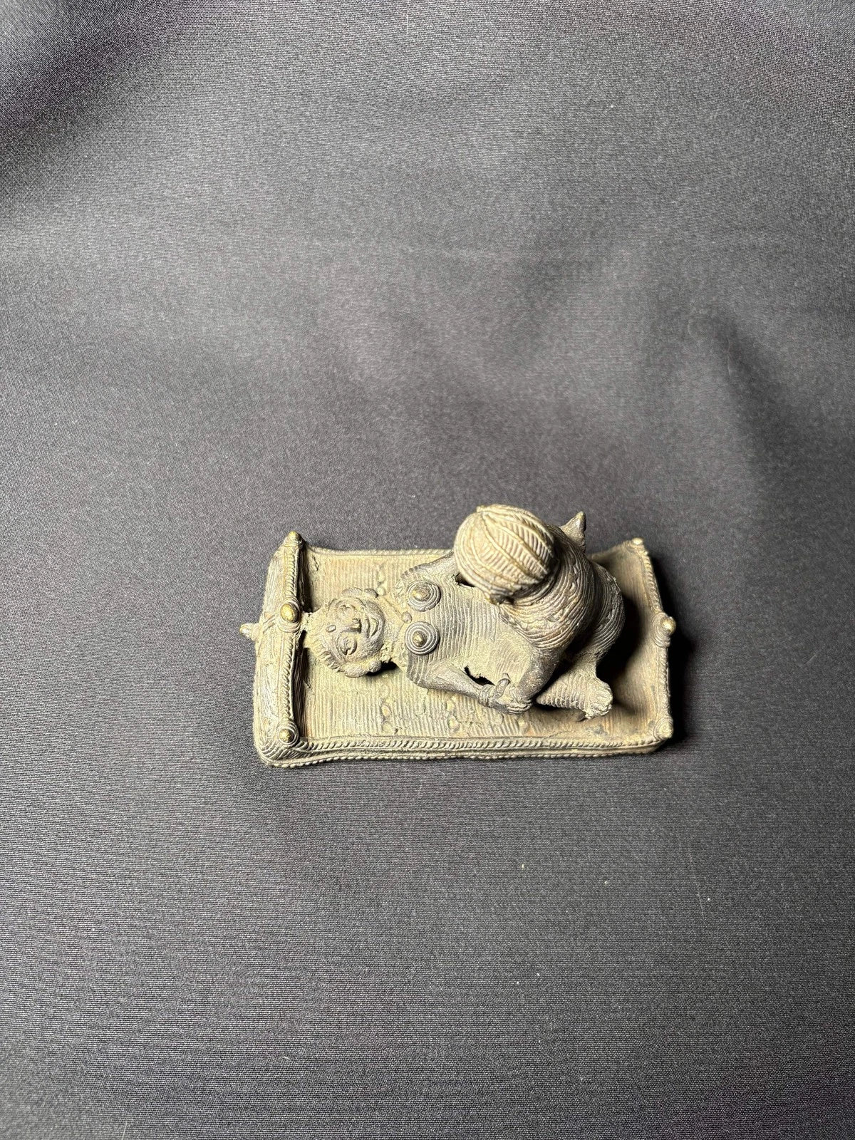 Handcrafted Dhokra Brass Tribal Sculpture - Traditional Indian Lost-Wax Art