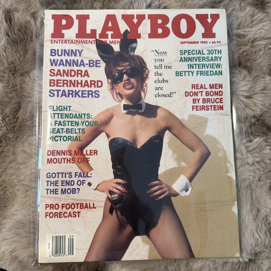 Playboy Magazine September 1992 With Centerfold