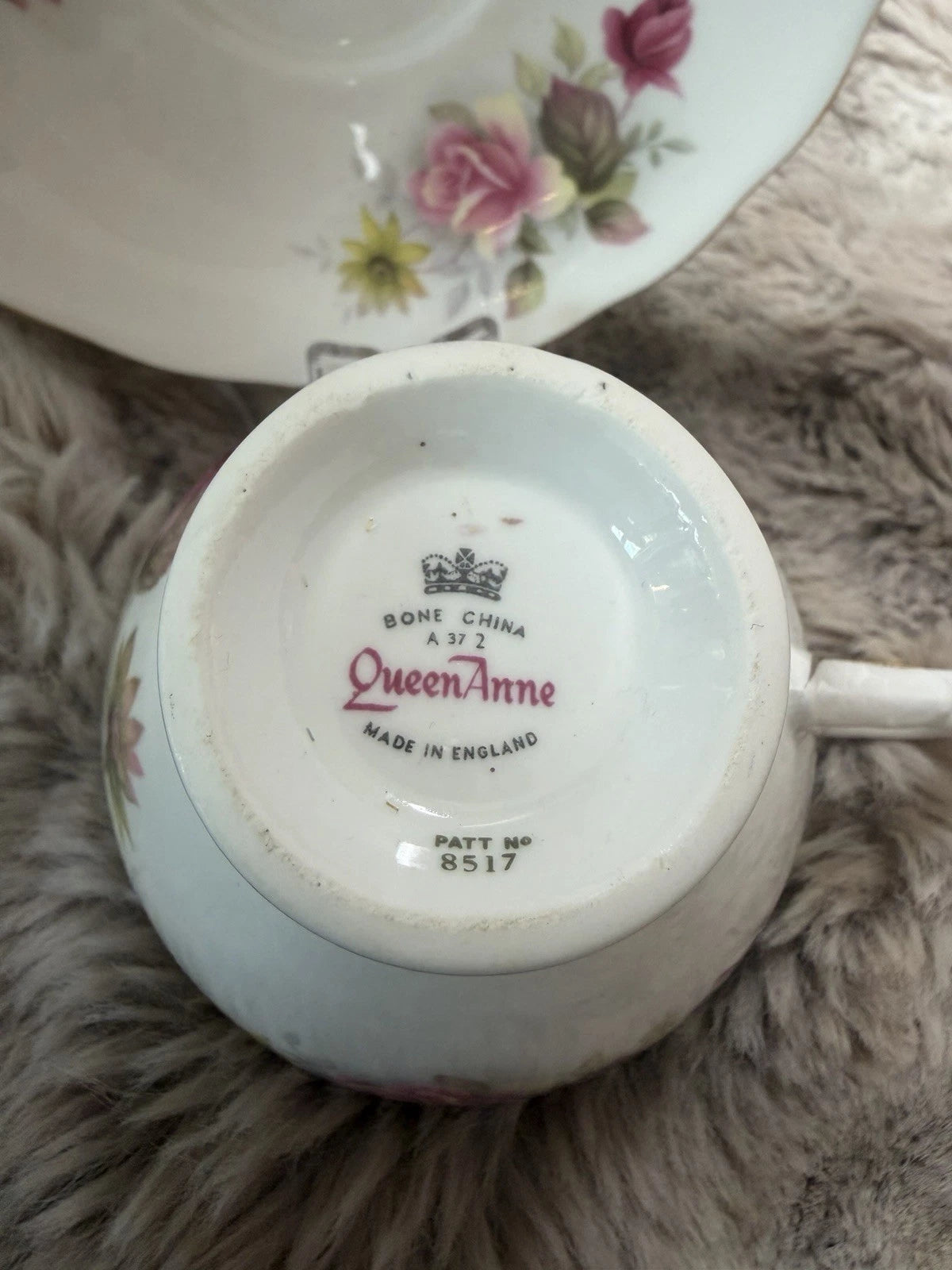 Queen Anne Cup And Saucer - Pings