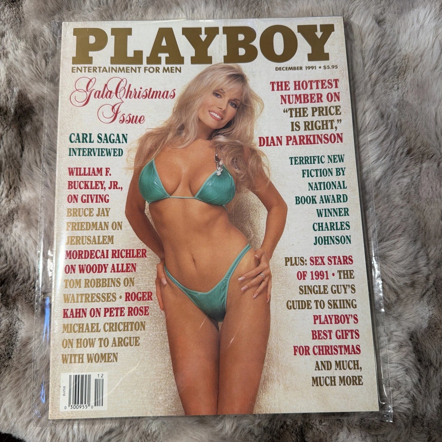 Playboy Magazine December 1991 - Gala Christmas - Dian Parkinson - Carl Sagan