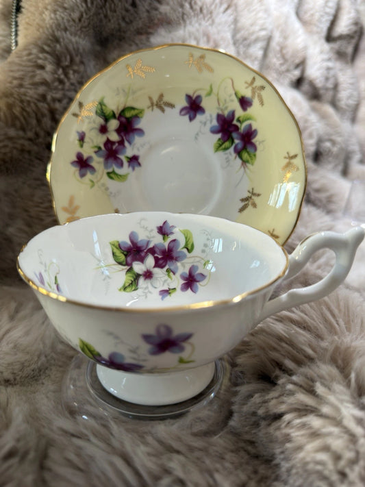 Tea Cup And Saucers Set Mismatched