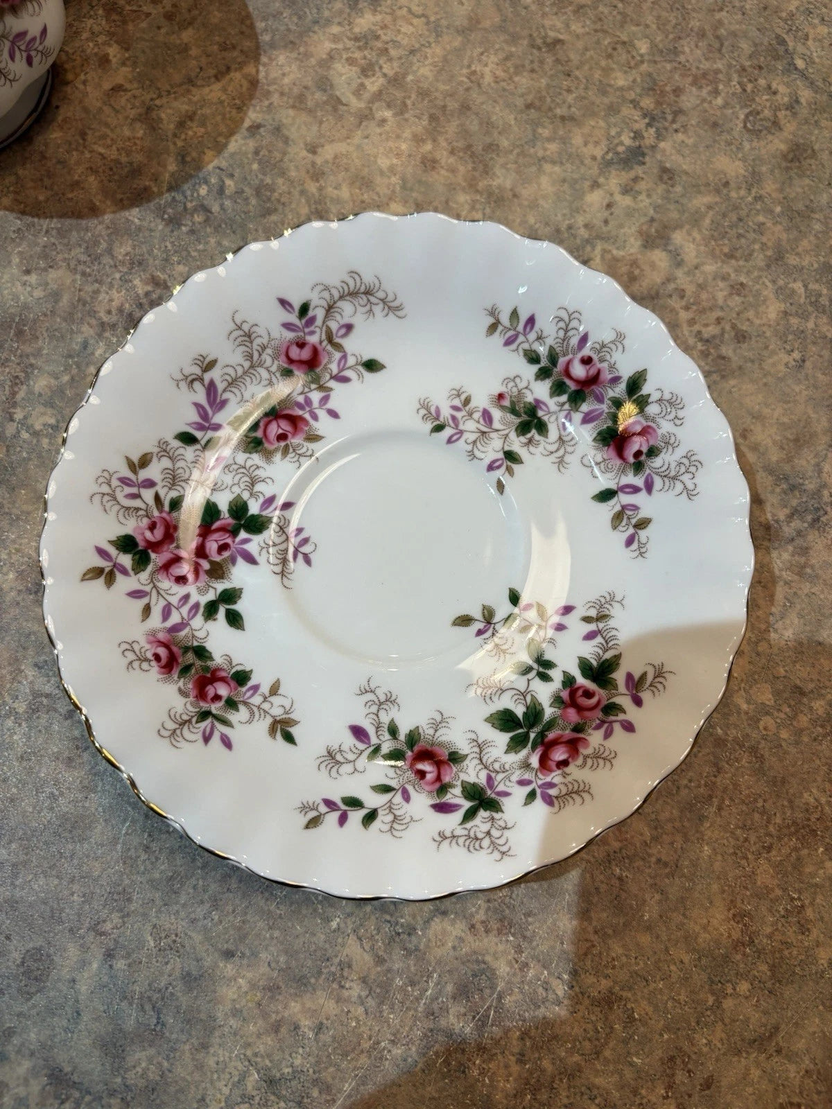 Royal Albert “Lavender Rose” Teacup & Saucer Set