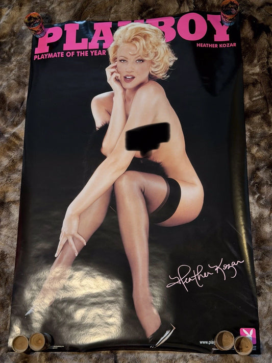 Vintage Playboy Poster - Heather Kozar