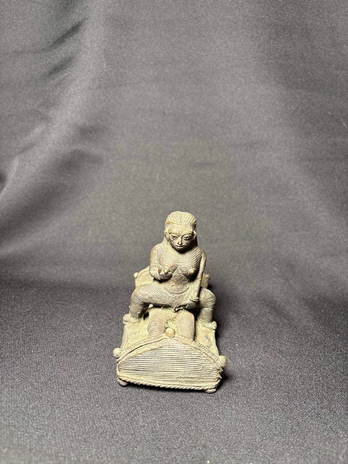 Handcrafted Dhokra Brass Tribal Sculpture - Traditional Indian Lost-Wax Art