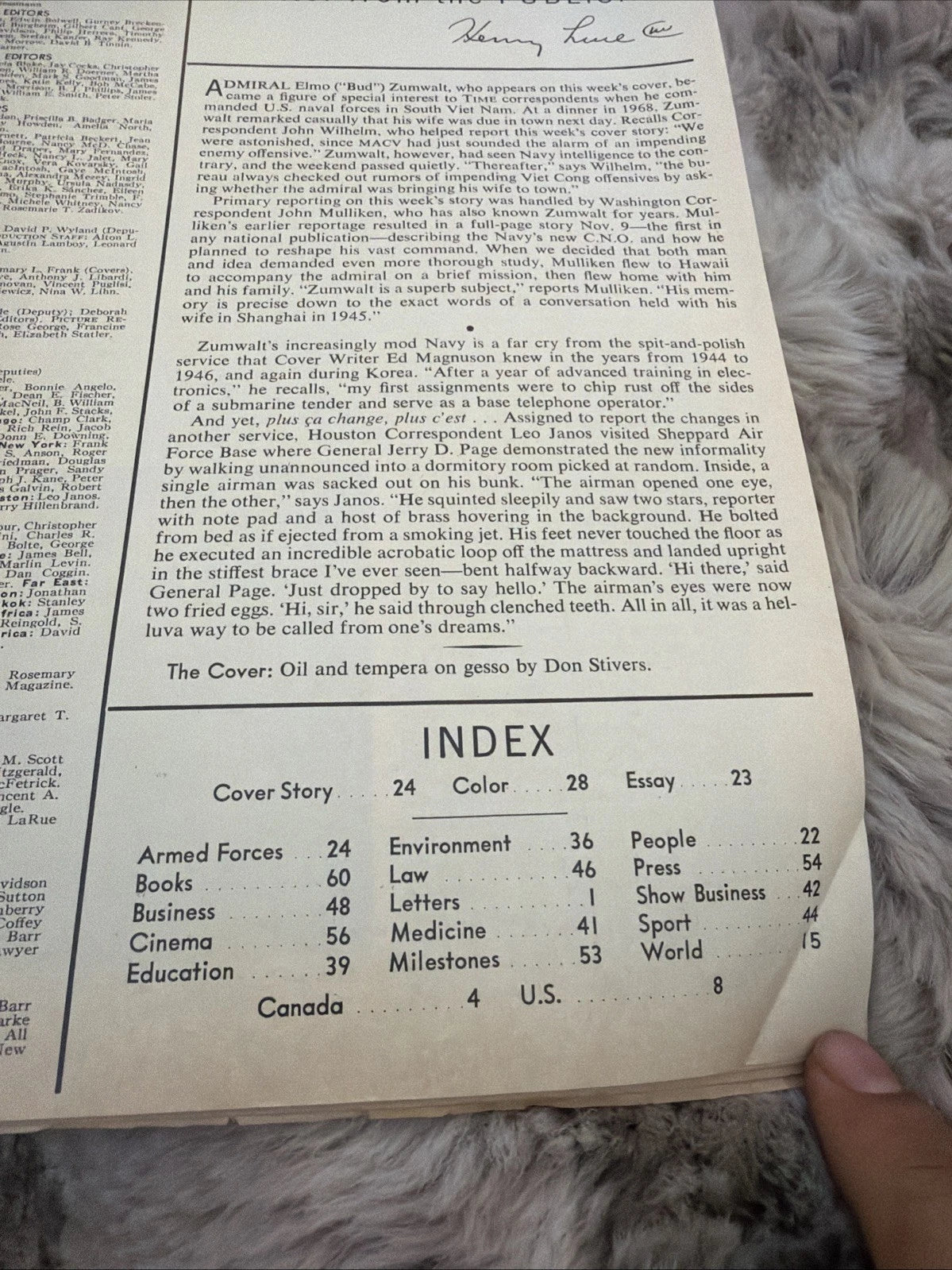 Time Magazine December 21 1970