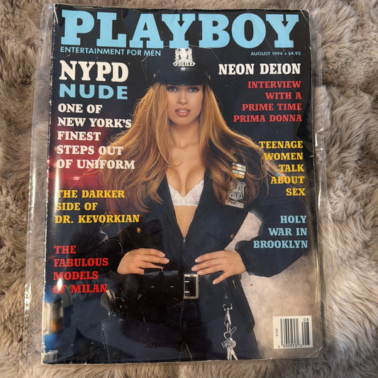 PLAYBOY MAGAZINE August 1994 NYPD
