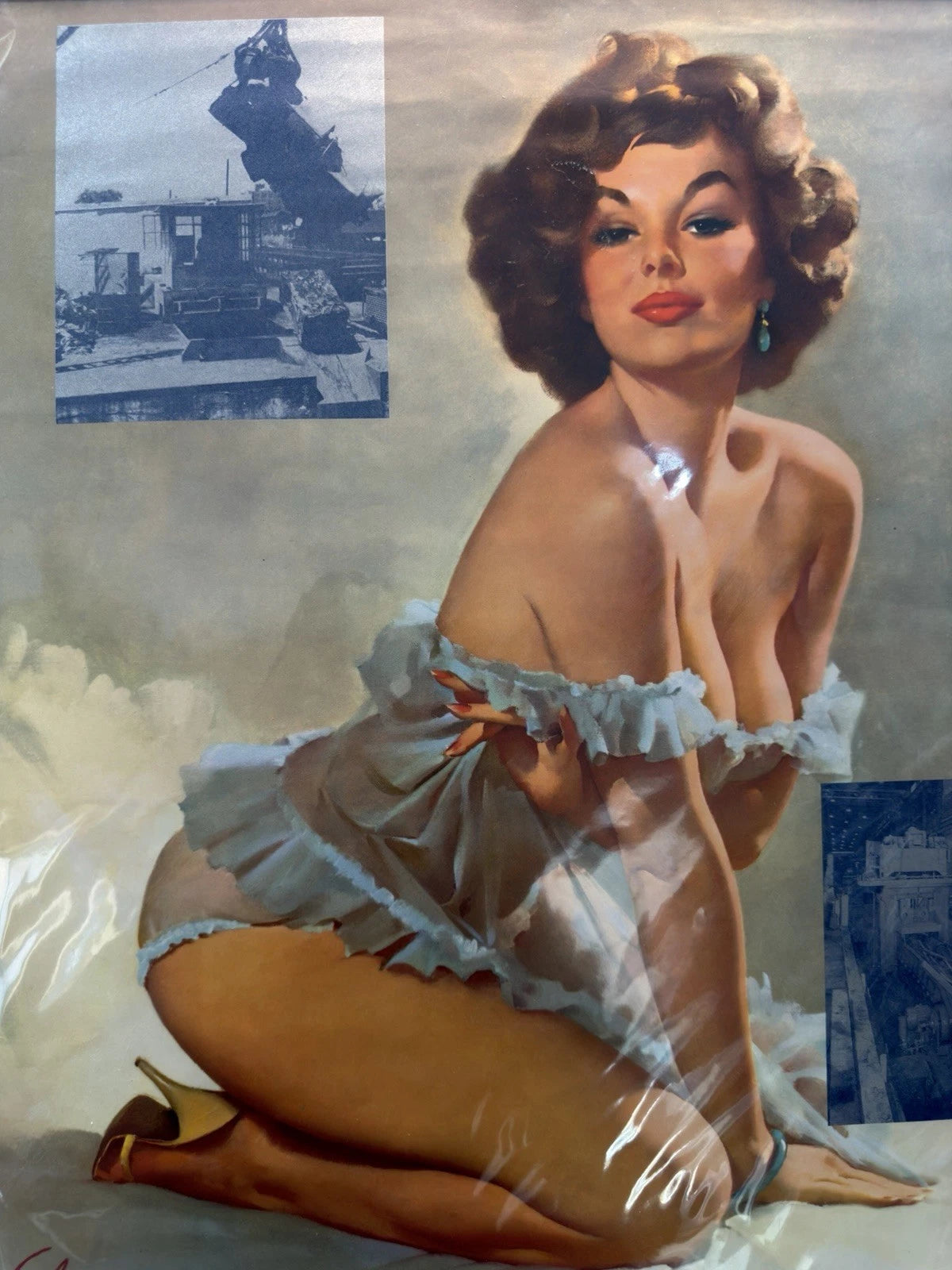 Gil Elvgren “Suzanne” Vintage Pin-Up Art Print