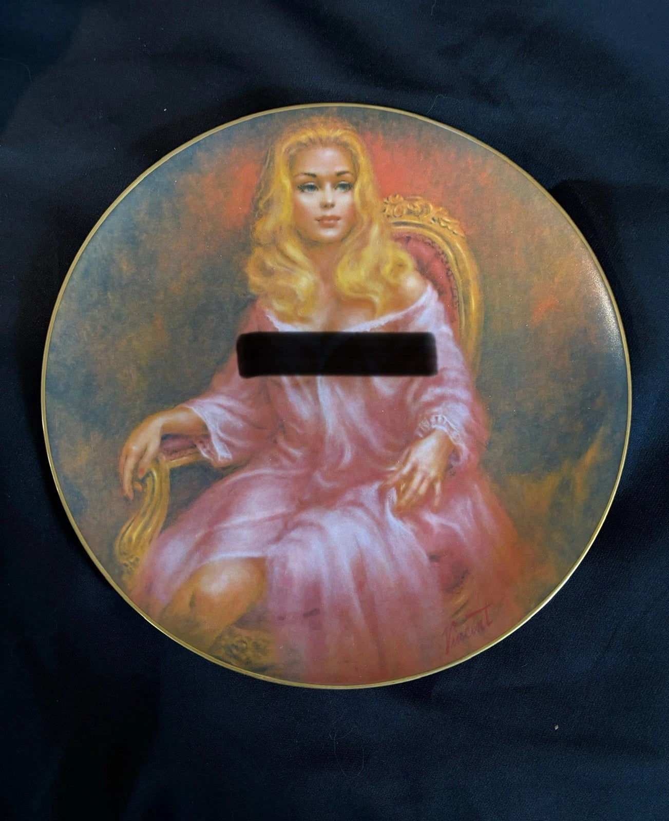 Hackett American Collectors Plate “Heather” Vincent Limited Edition 414/7500