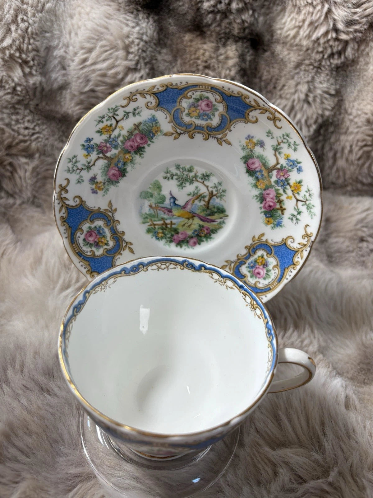 Vintage Foley China “Broadway” Bone China Tea Cup & Saucer - Pings