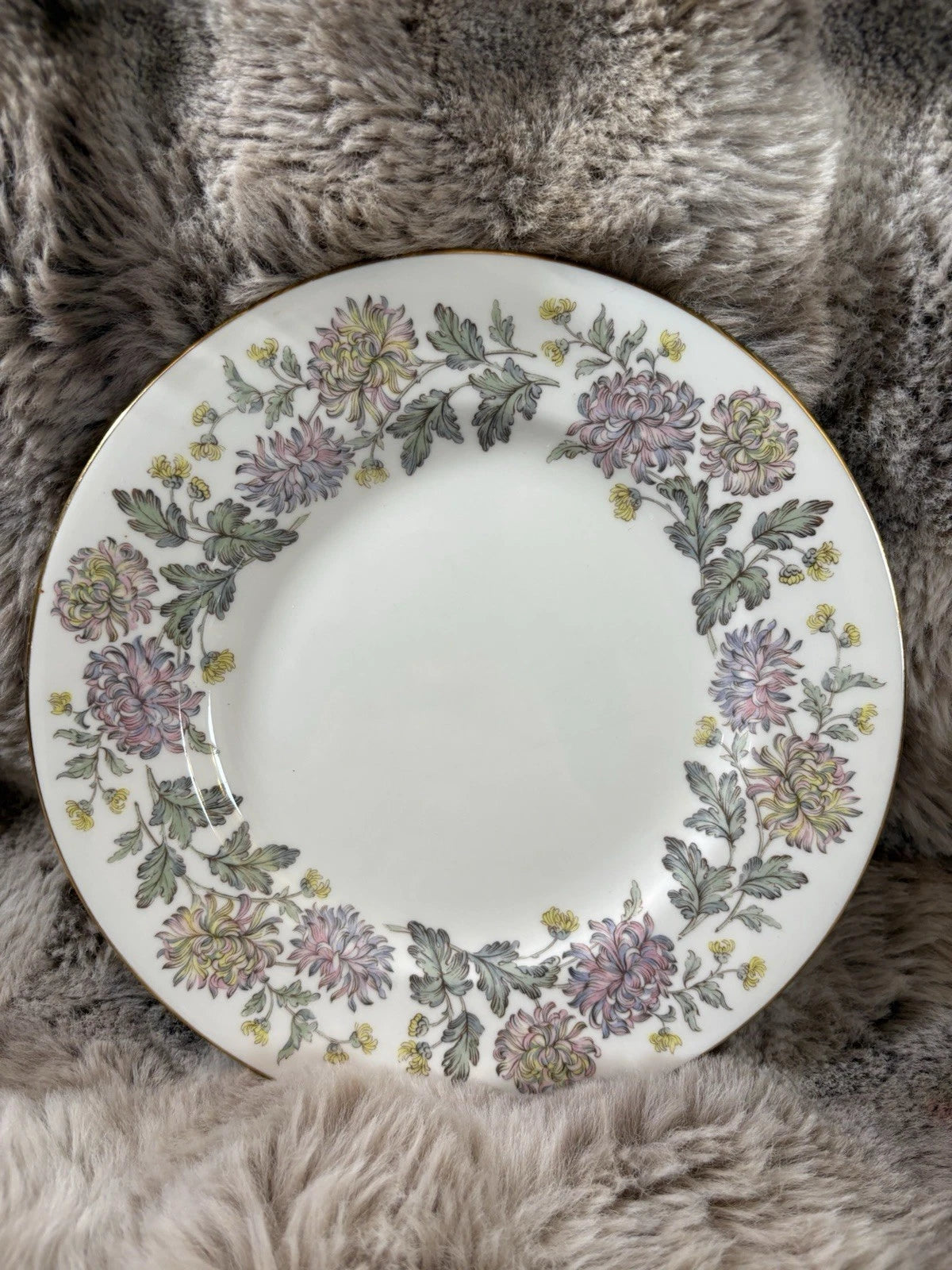 Paragon Chrysanthemum Salad Plate – Fine Bone China – England - Pings