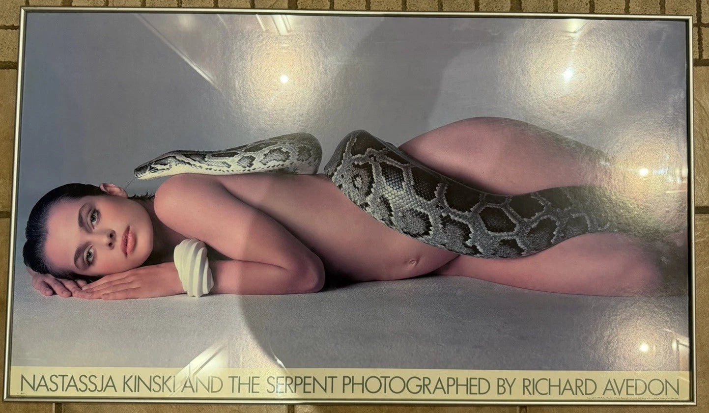 Richard Avedon “Nastassja Kinski and the Serpent” 1981 Poster – Framed – Vintage