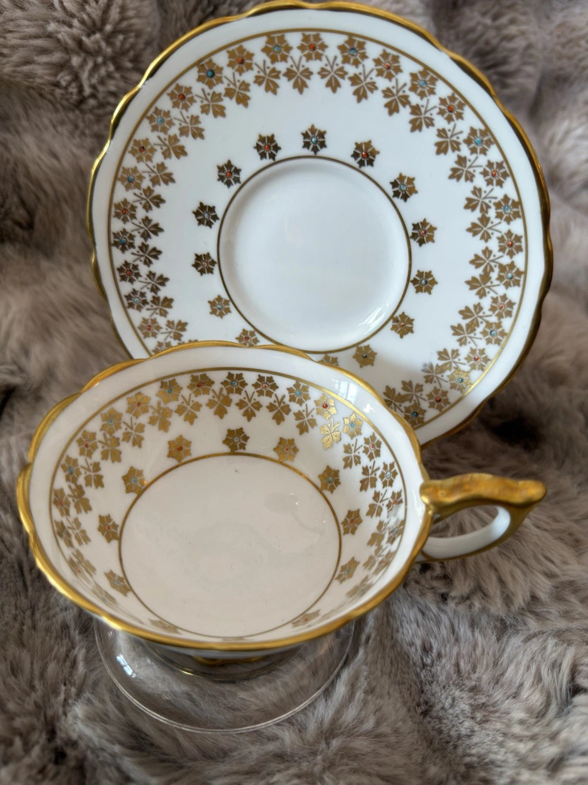 Royal Stafford Teacup And Saucer - Pings