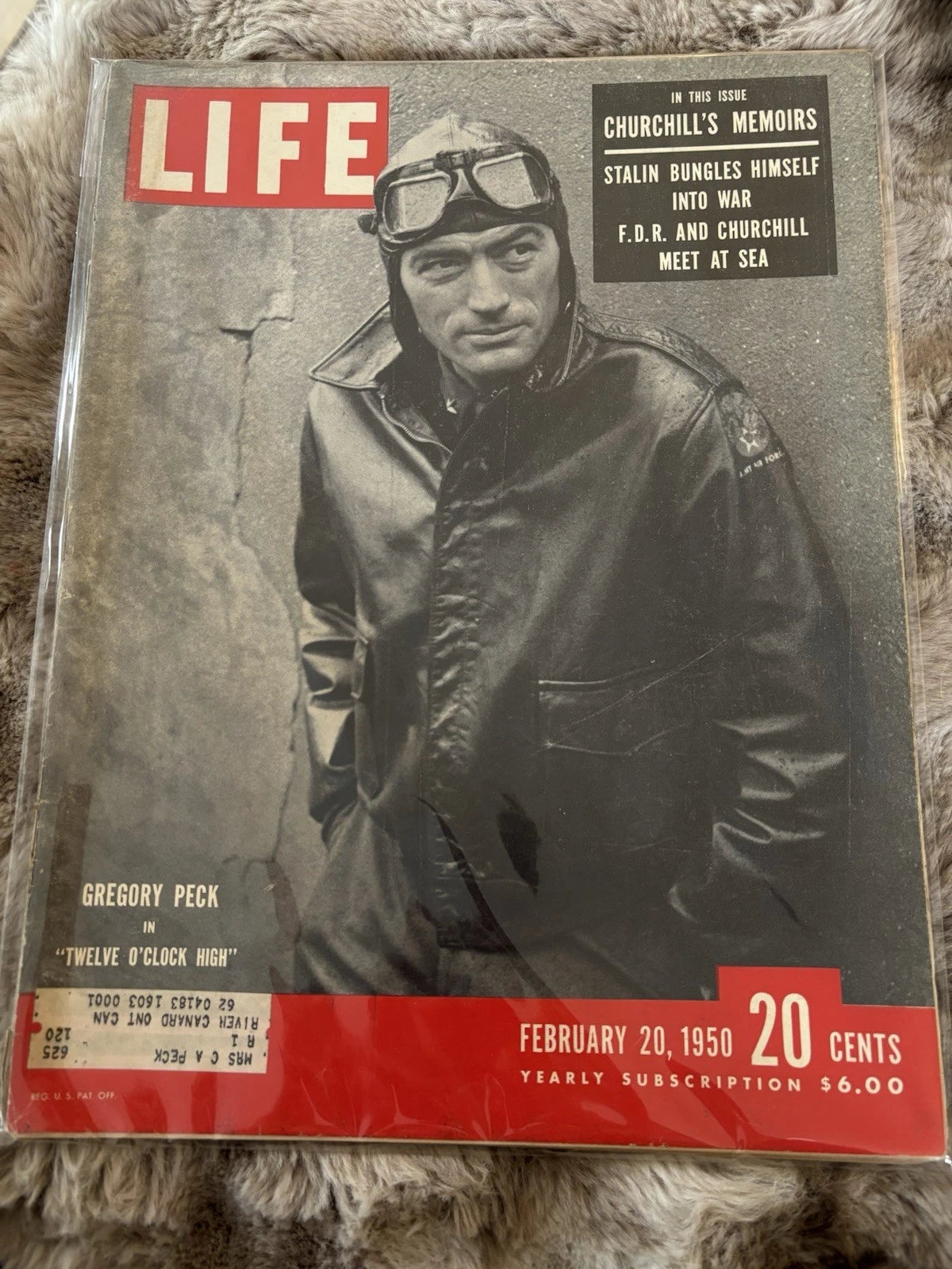 LIFE Magazine Feb 20 1950 | Gregory Peck | Twelve O’Clock High Cover