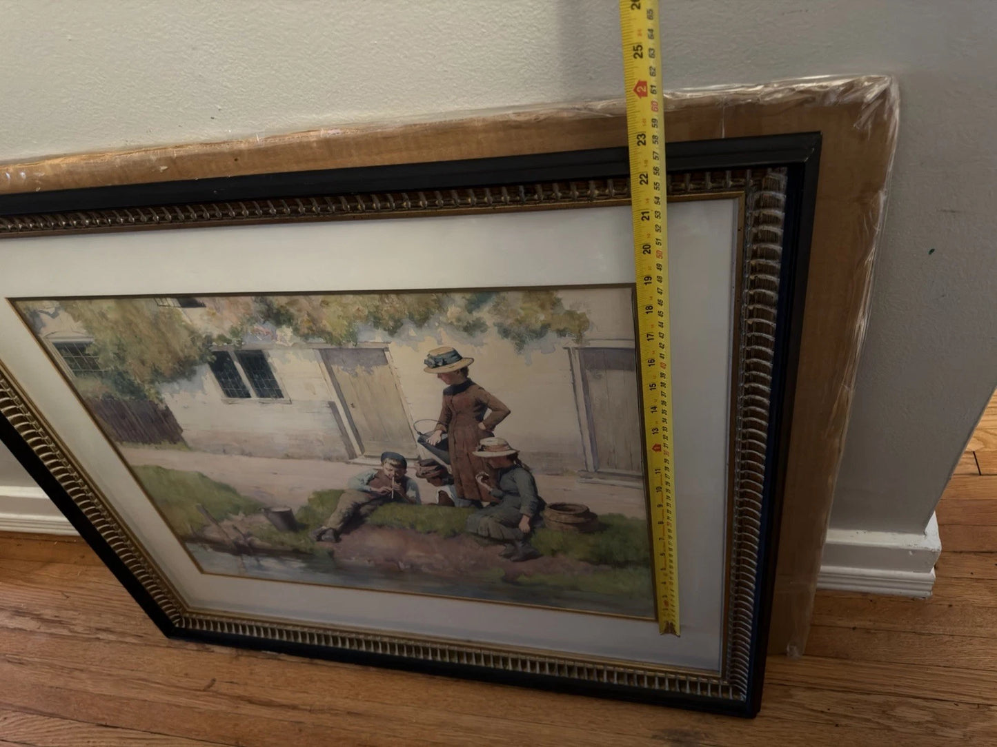 Vintage Alfred Hartley Watercolour Painting – Signed – Framed