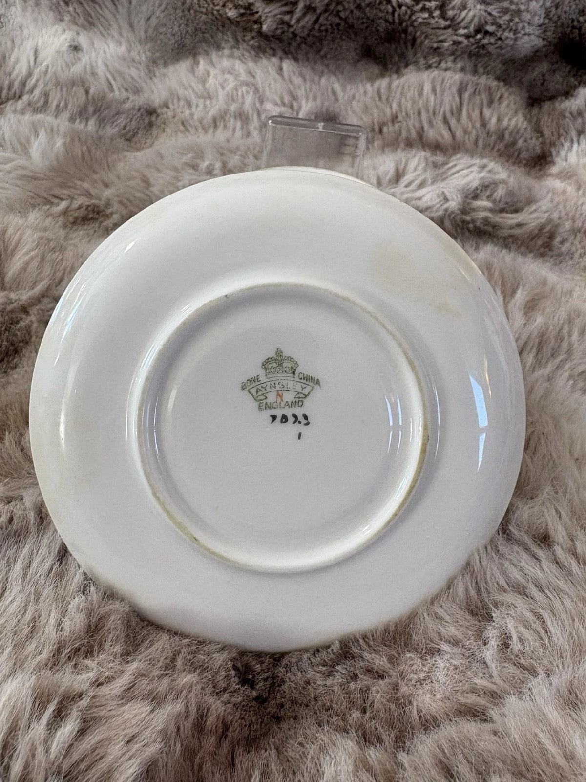 Royal Albert Demitasse Cup & Saucer Green Gold Bone China England