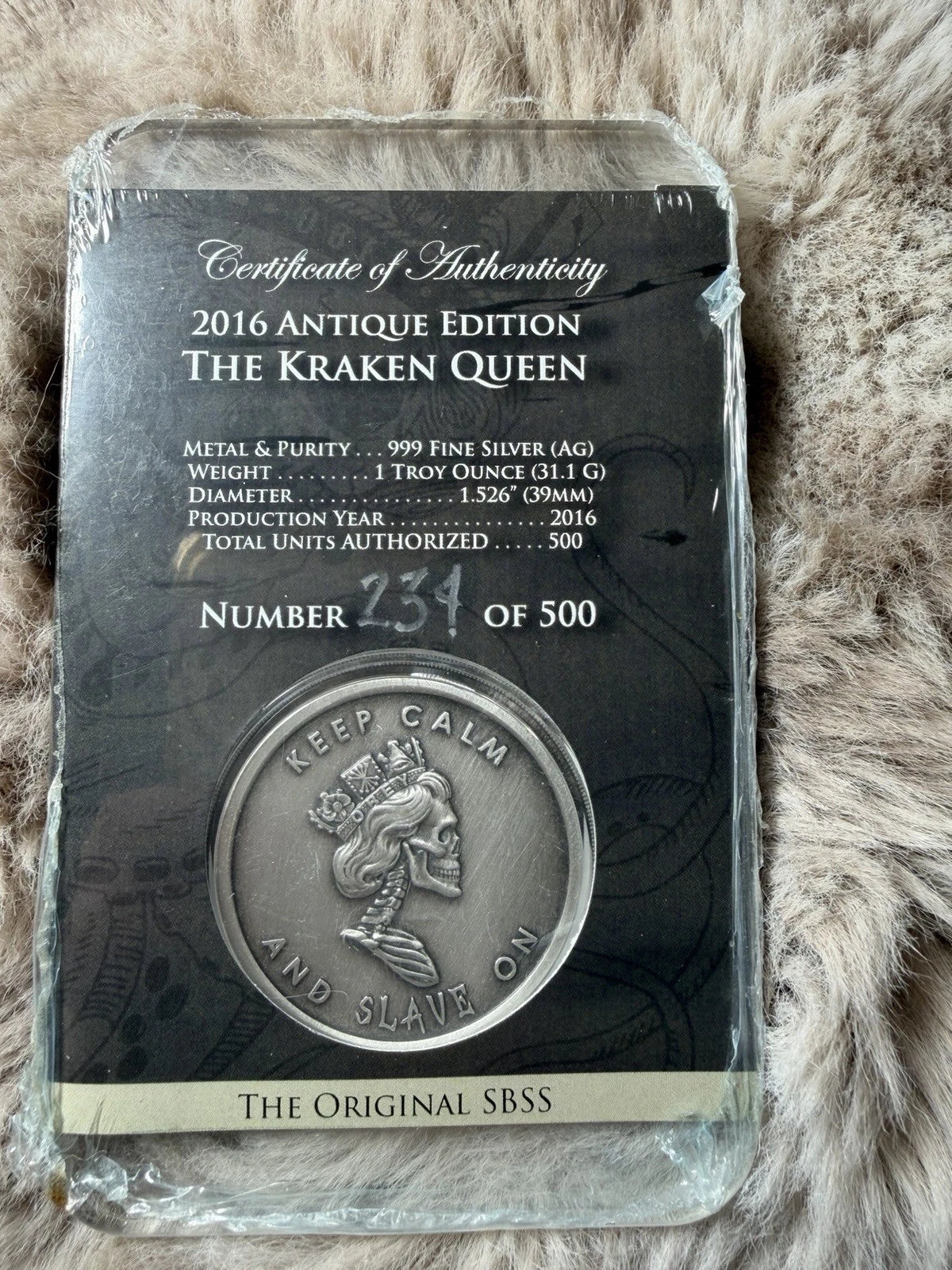 Kraken Queen - The Original Sbss 2016 Antique Edition 234/500