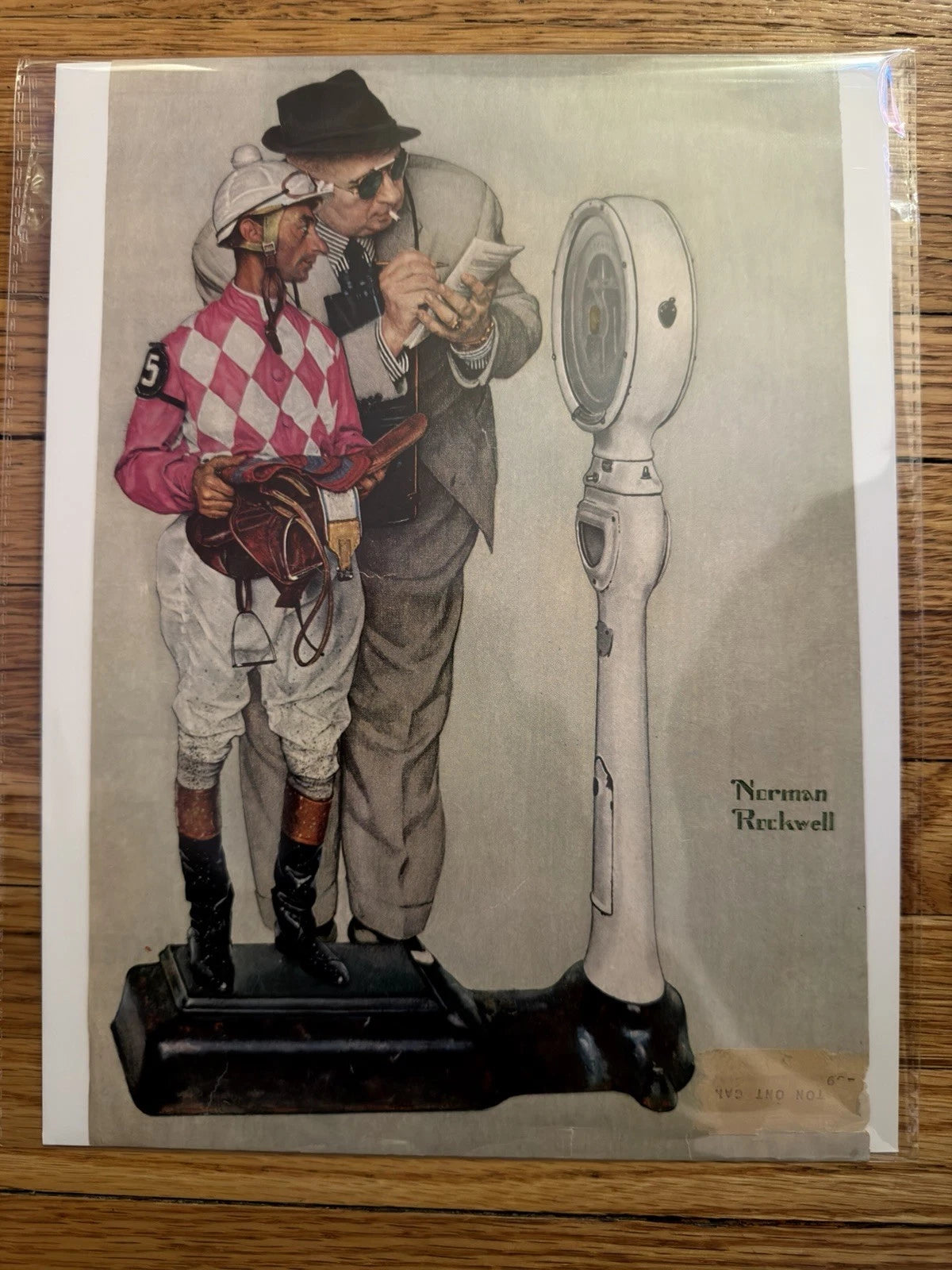 Norman Rockwell Illustrated Magazine Print – Jockey & Bookmaker