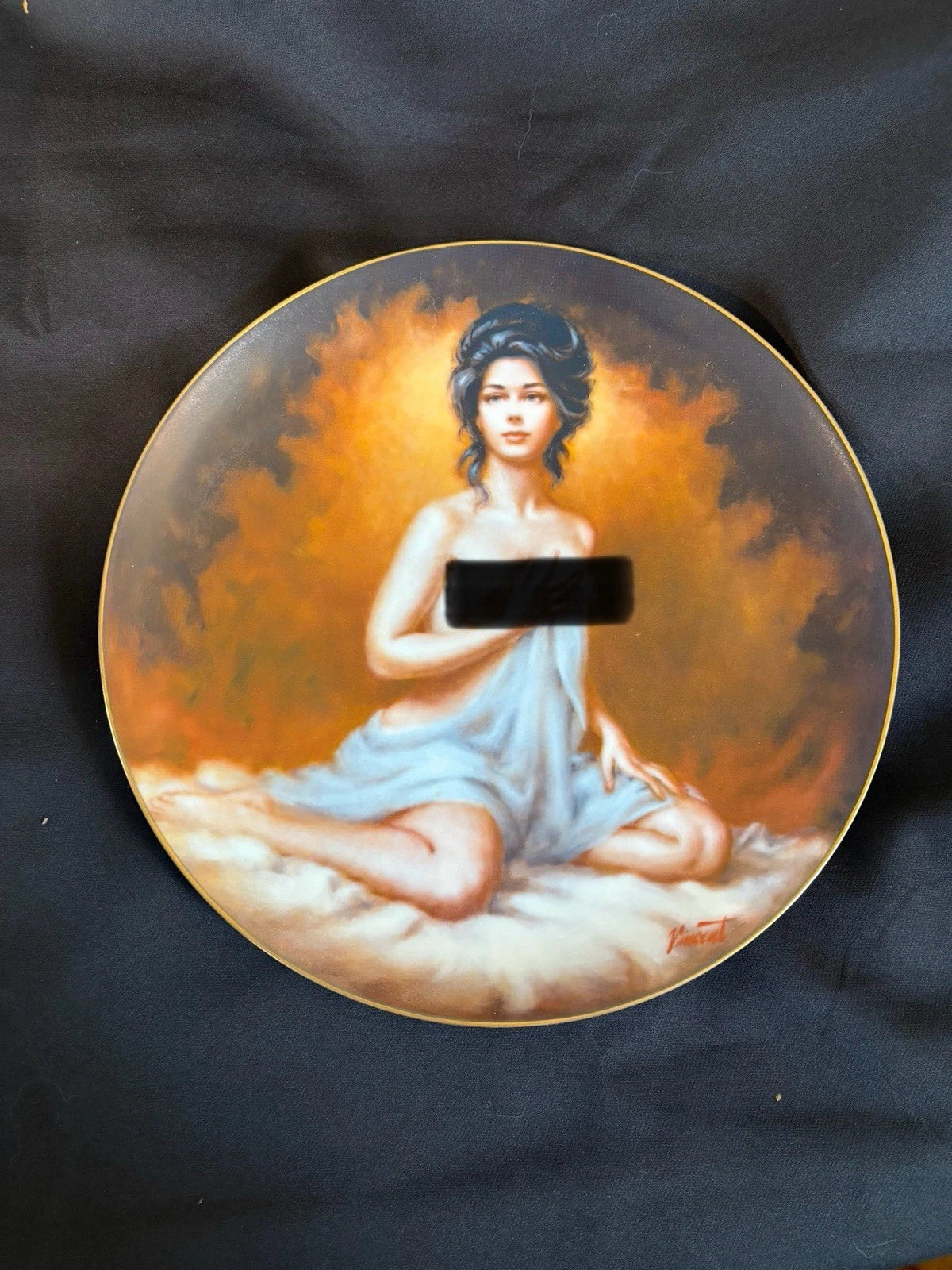 1980 Hackett American Collectors Plate “Dawn” Vincent Limited Edition 2890/7500