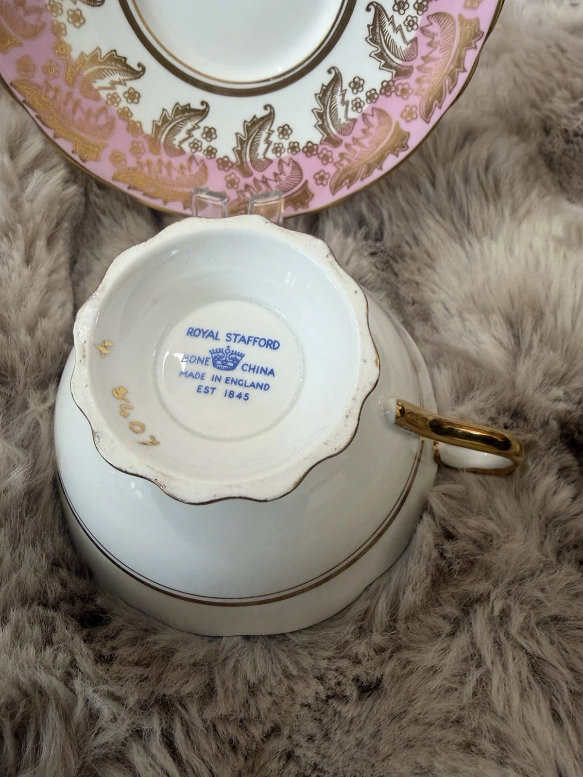 Royal Stafford Teacup And Saucer Set