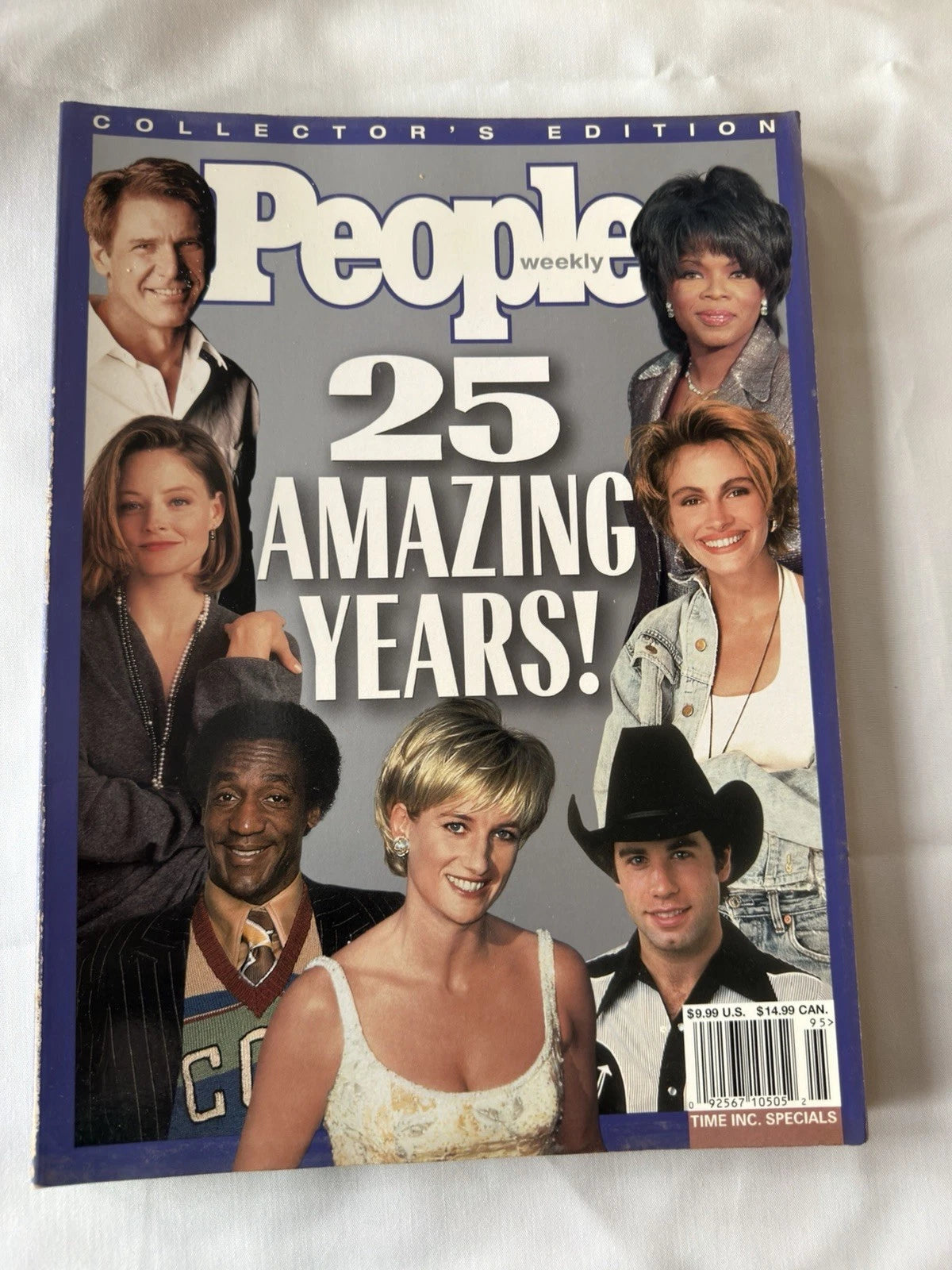 People 25 Amazing Years book 1999, Diana, Elvis, Winfrey, Lennon, Jordan, Woods