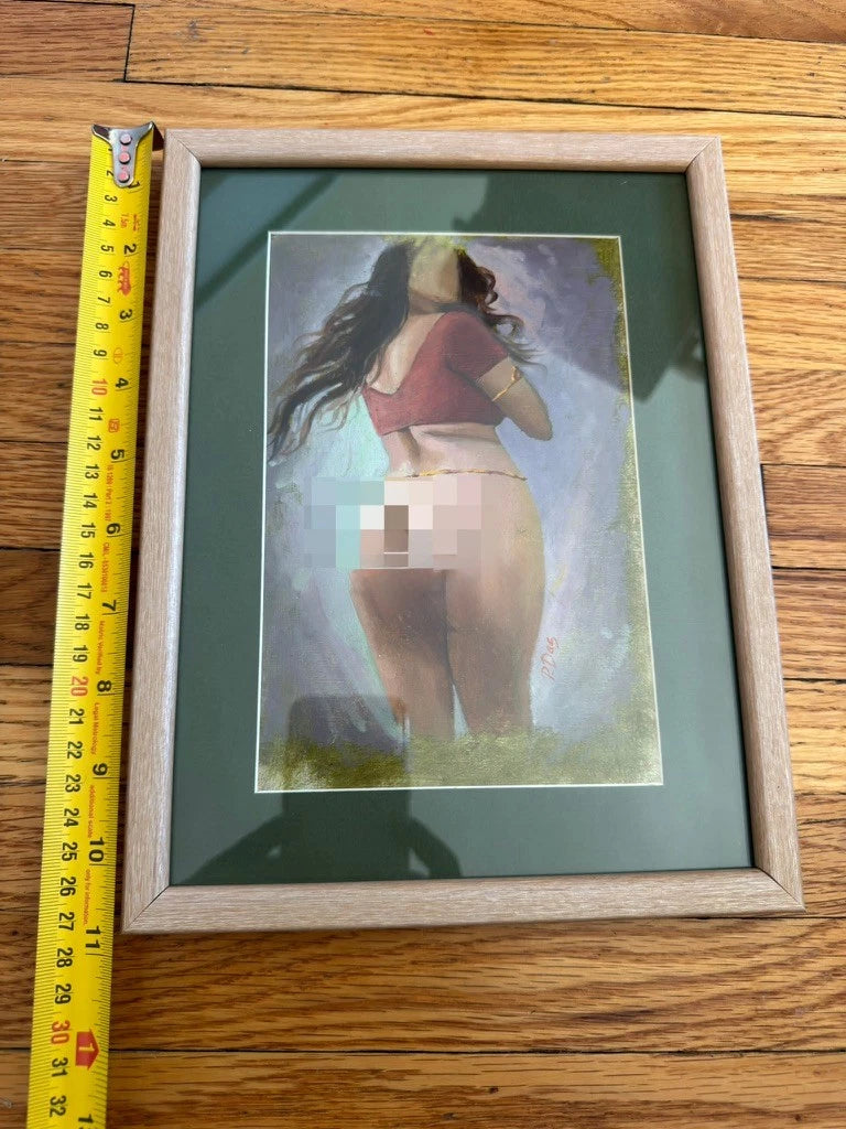 Original oil painting signed
