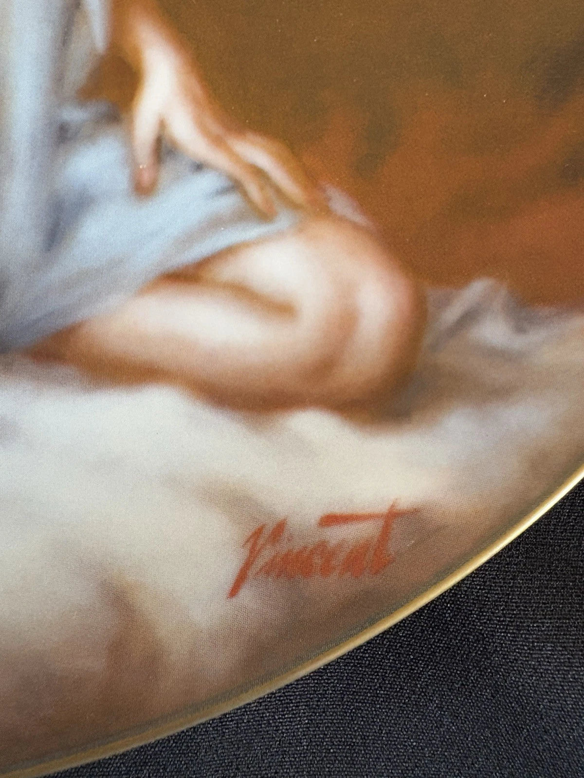 1980 Hackett American Collectors Plate “Dawn” Vincent Limited Edition 2890/7500