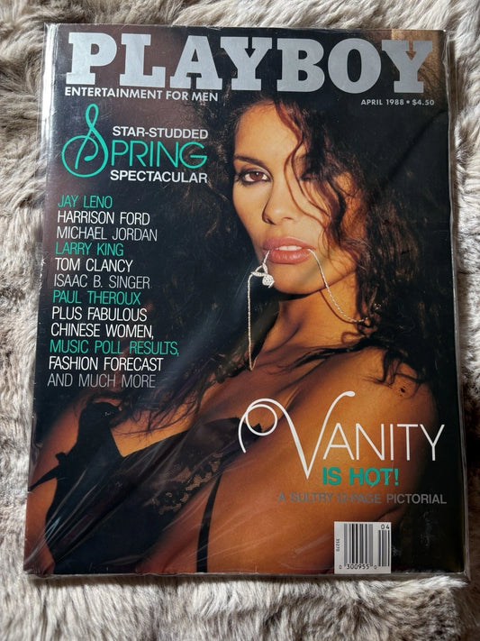 Playboy Magazine April 1988 Vanity Cover Eloise Broady Playmate Centerfold