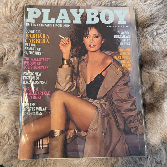 PLAYBOY MAGAZINE - MARCH 1982 ***BARBARA CARRERA***