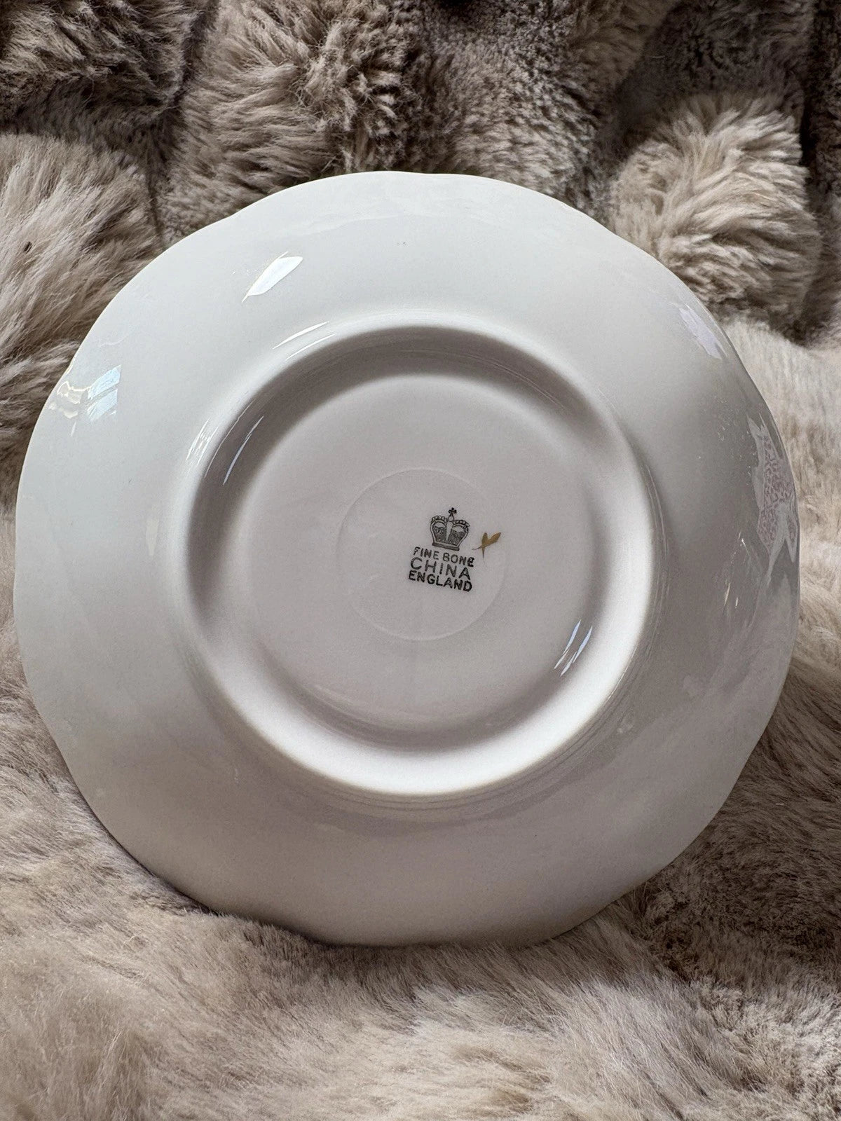 Vintage English Fine Bone China Cup & Saucer – Gold Chintz - Pings