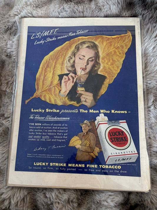 LIFE Magazine Feb 23 1948 | Skiing Cover | 15 Pages of Color | Vintage