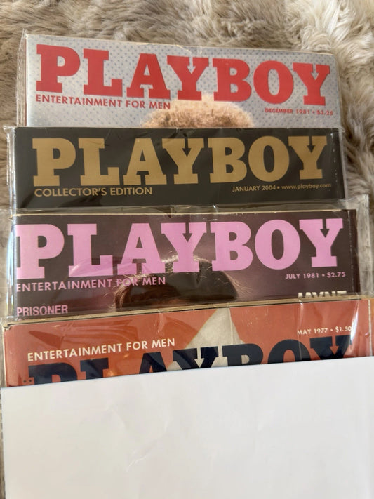 Set Of Four Playboys - 2 Special Issues
