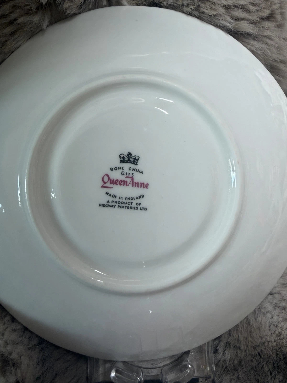 Queen Anne Cup And Saucer - Pings