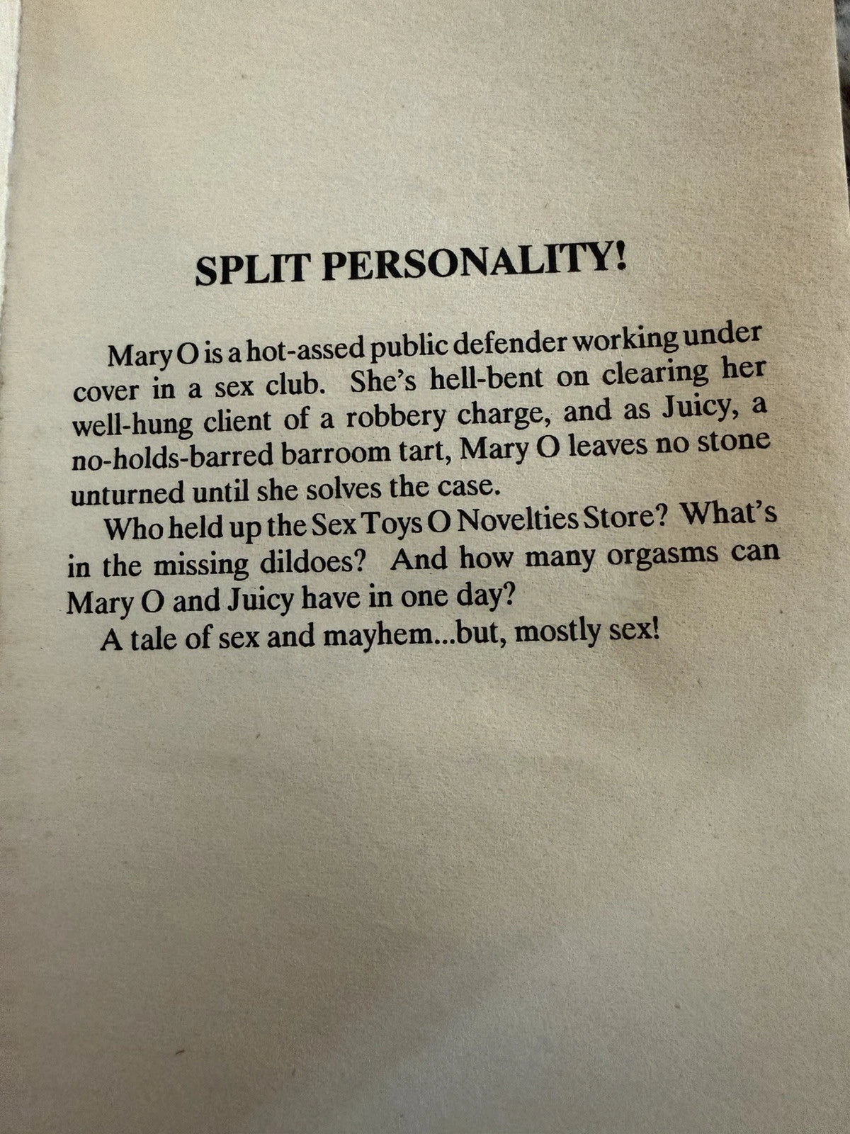 Vintage paperback copy of 69 Ways to Make Mary Merry! by Mary O’Brien