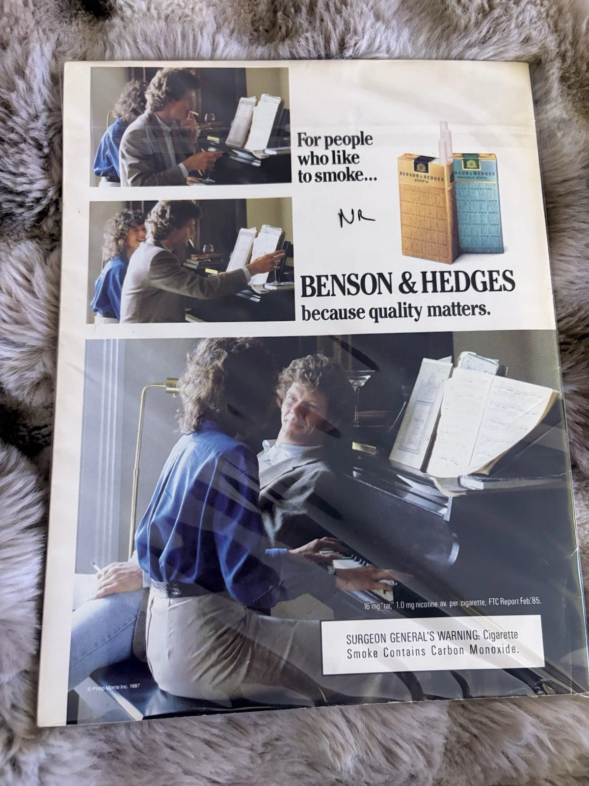 Playboy Magazine April 1987 With Centerfold Vintage