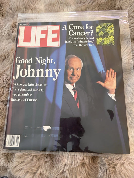 LIFE Magazine May 1992 – Johnny Carson Farewell Cover “Good Night, Johnny”
