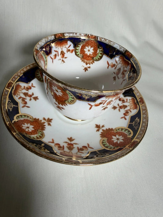 Royal Albert heirloom cup saucer - Cracked And Crazing Visible - No Pings