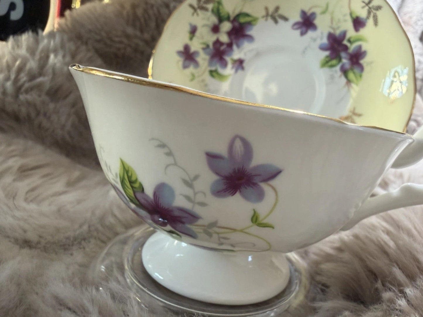 Tea Cup And Saucers Set Mismatched