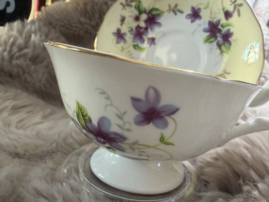 Tea Cup And Saucers Set Mismatched