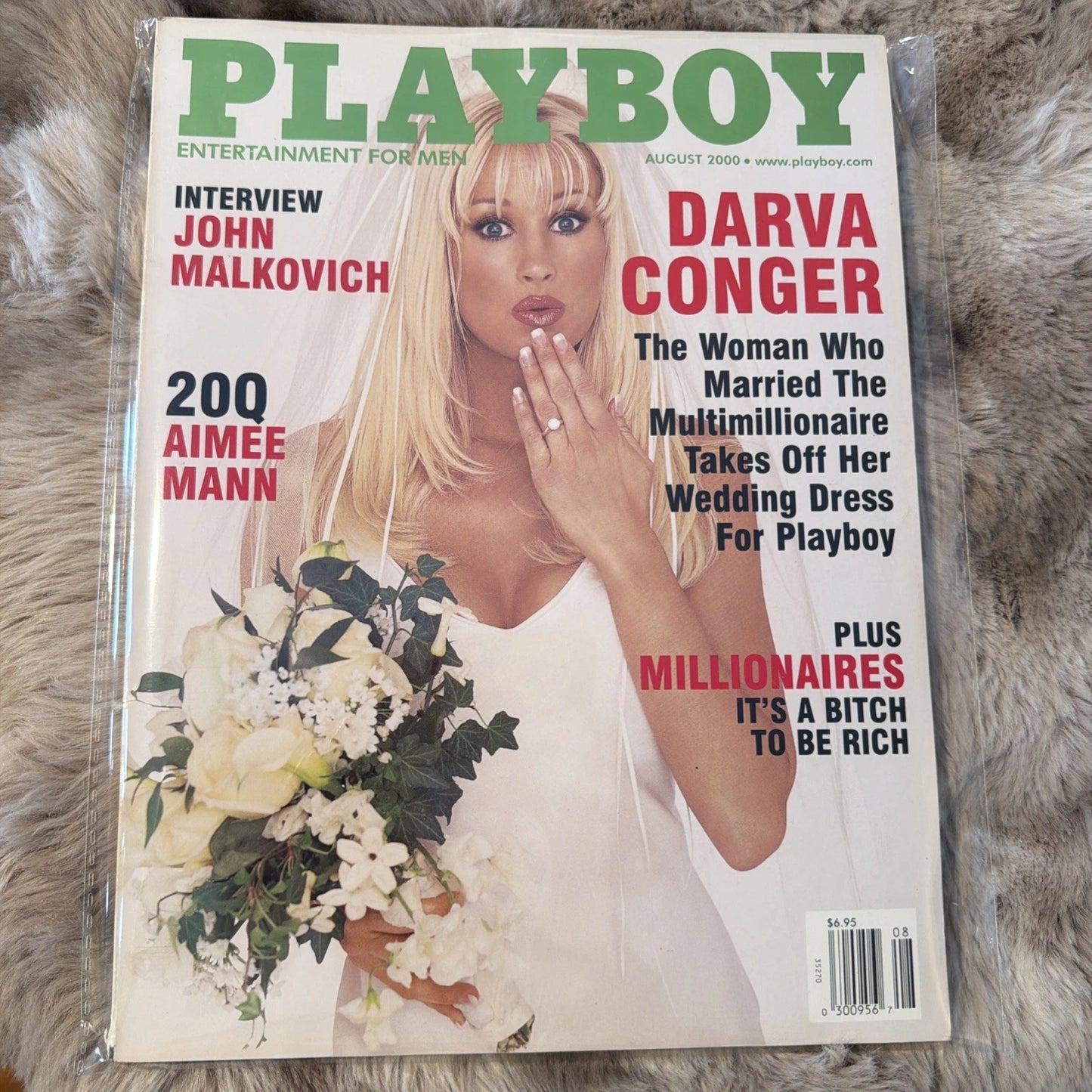 PLAYBOY MAGAZINE - AUGUST 2000 ***DARVA CONGER***
