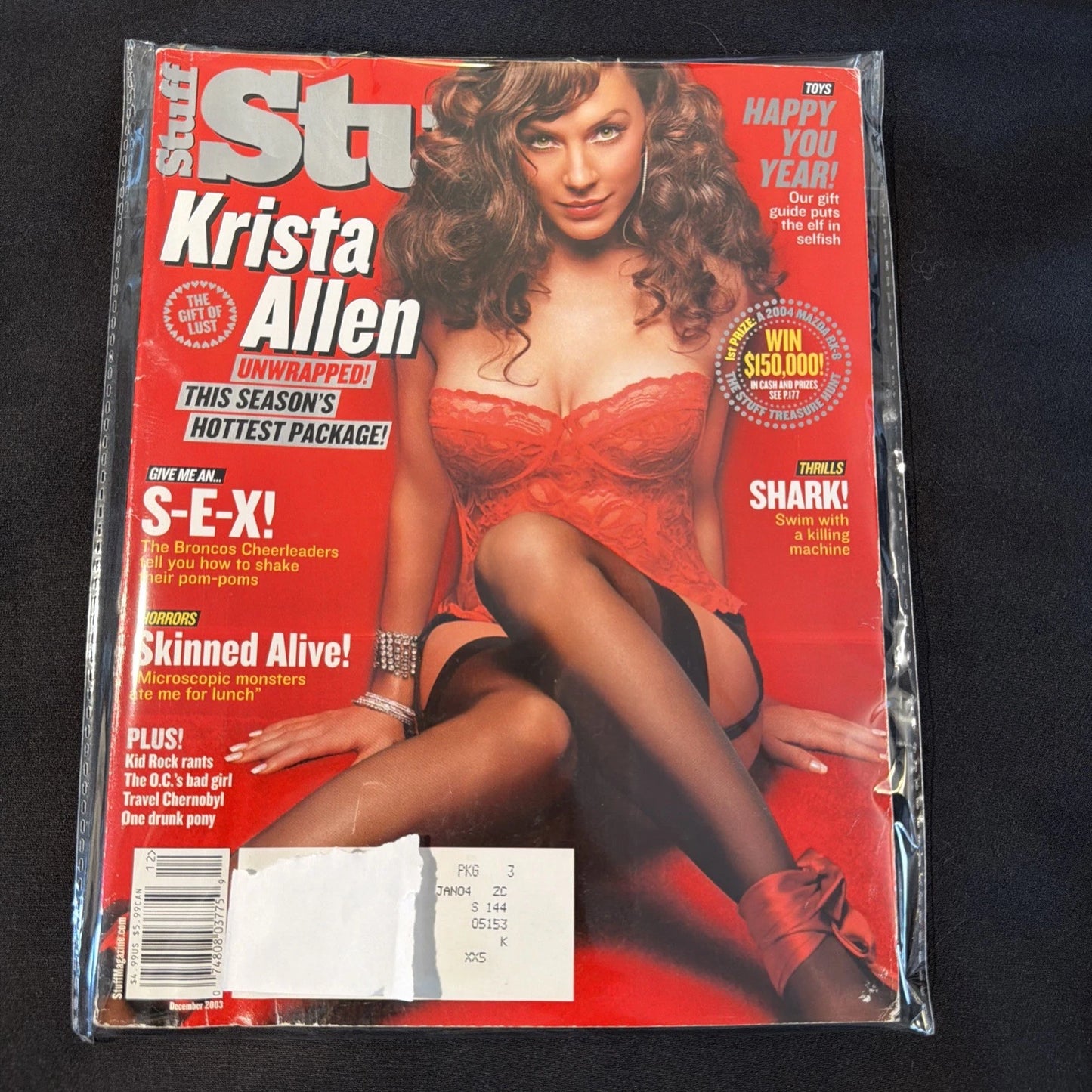 Stuff CAN Magazine #49 Krista Allen December 2003 issue WOW!