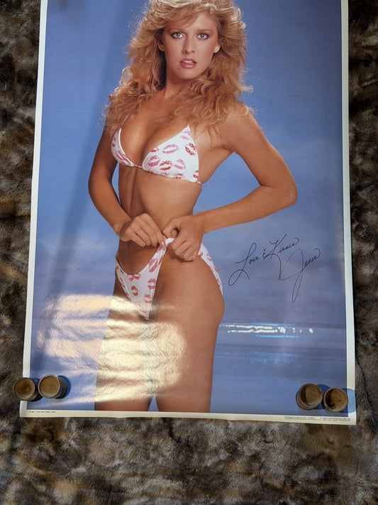 Vintage Pinup Poster - Love And Kisses Jannis