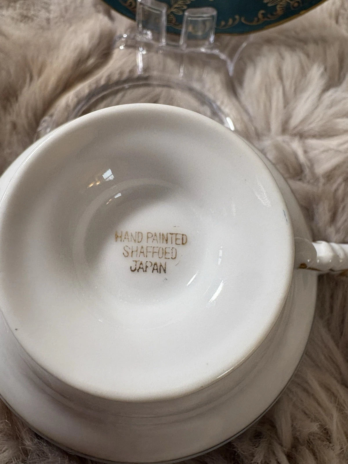 Shafford Japan Cup & Saucer – Vintage Porcelain – Gold Trim - Pings