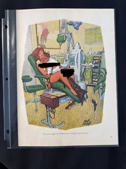 Vintage Original 1970s Playboy Magazine Interior Page