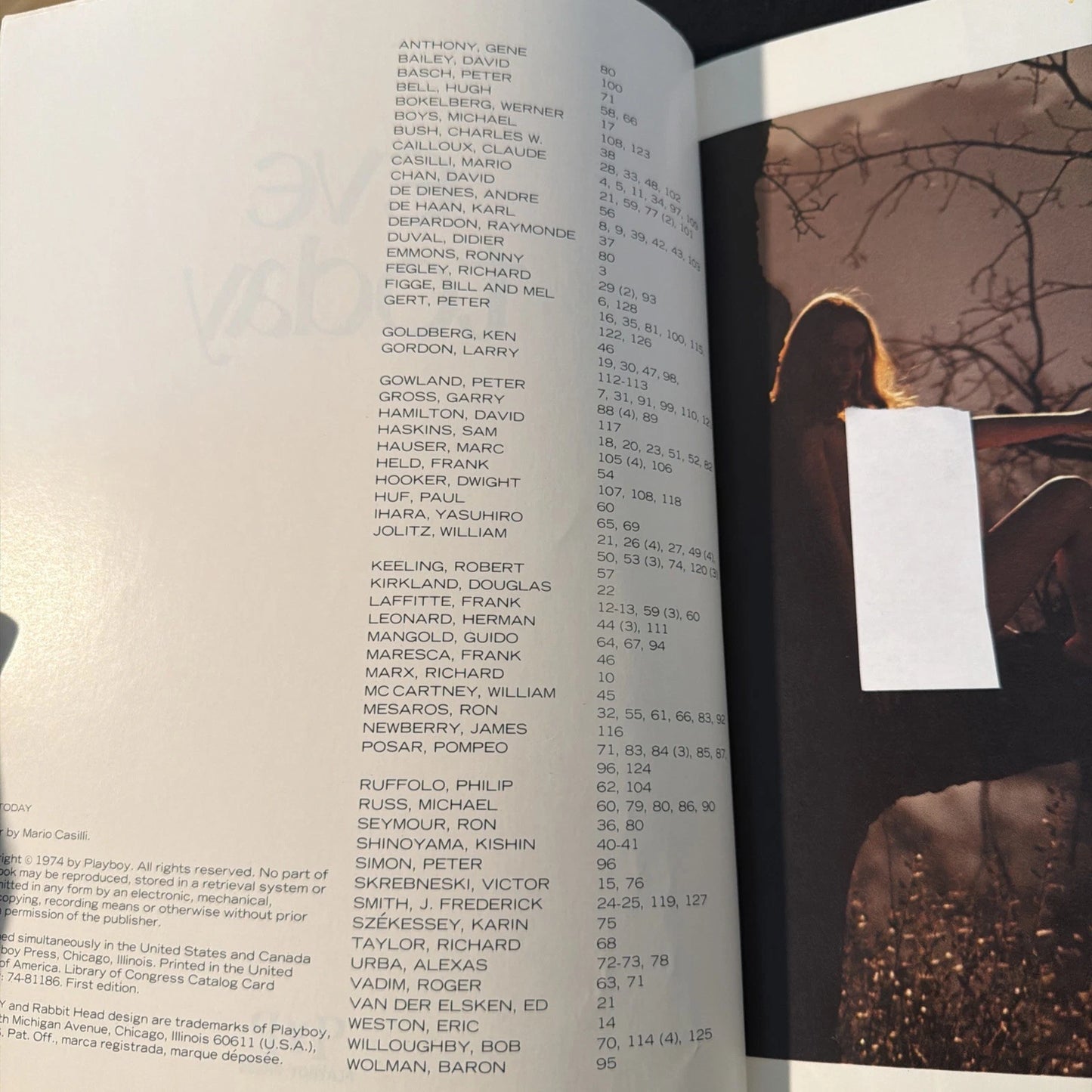 1974 Eve Today Playboy Press Book | Rare Vintage Photography Collector Edition