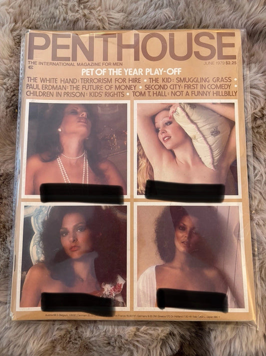 Penthouse Magazine June 1979 – Pet of the Year Play-Off – Vintage Adult Magazine