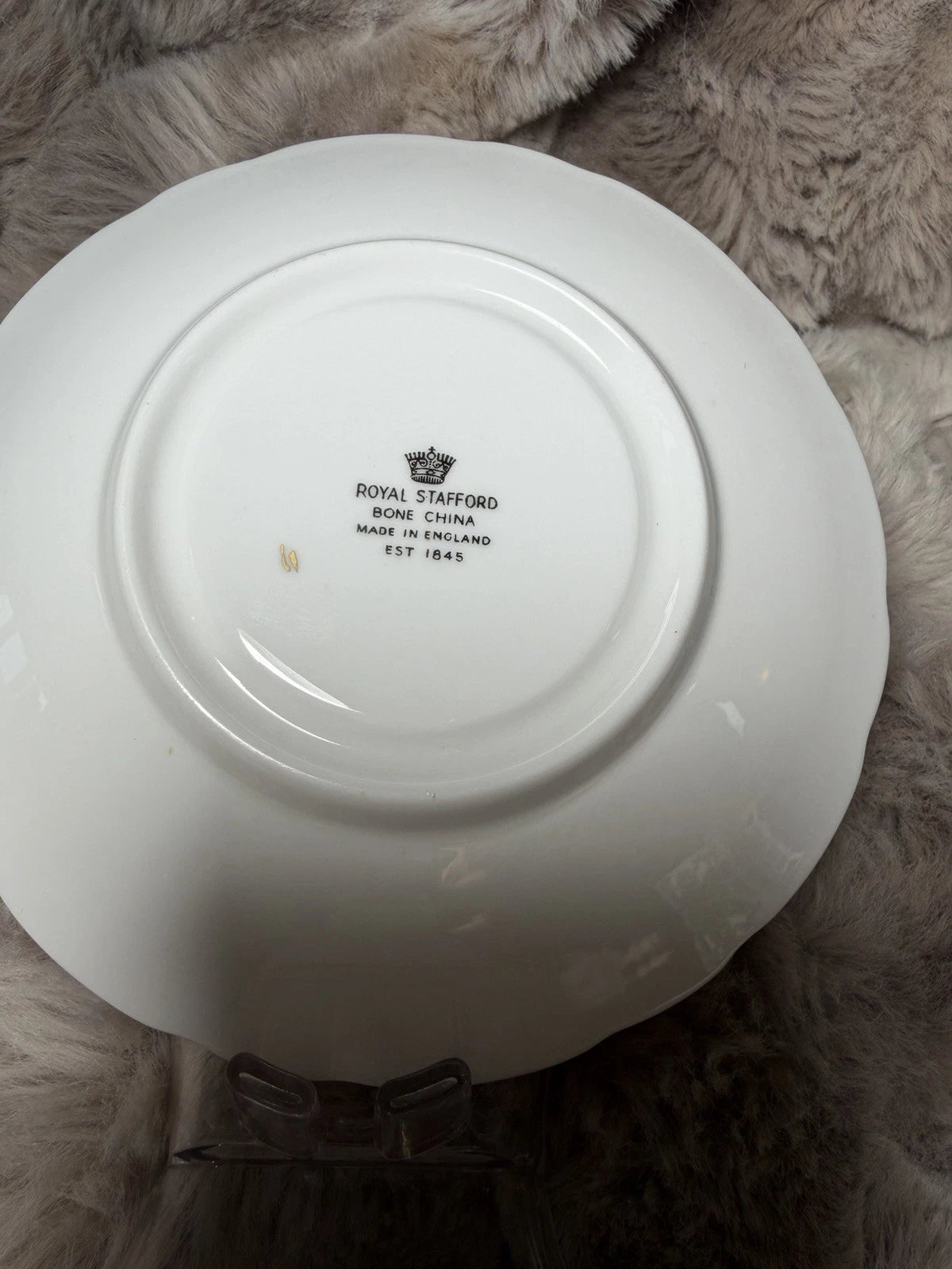 Royal Stafford Tea Cup And Saucer Red With Golden Dragons